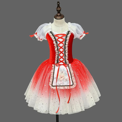 Girls' Ballet Skirt, Dance Skirt, Children's Ballet Skirt, Campus Dance Programs, Collective Stage Performance Costumes