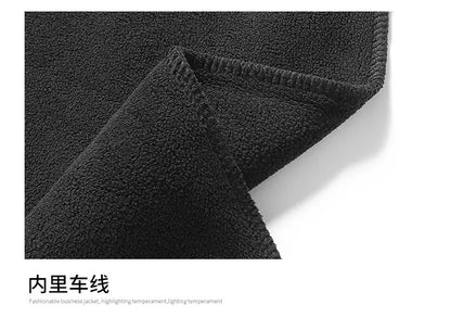 Autumn and winter hooded cardigan with fleece and thickened two-piece sporty and fashionable pure cotton set