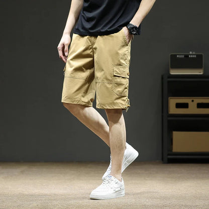 Summer Shorts Men Cargo Shorts Camouflage Cotton Bermuda Shorts Gym Swimming Large Size 5XL Tactical Knee Half Pants