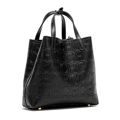 Colour Simple Design Fashion Handbag Pure Large Capacity Exquisite Versatile Classic Retro Style Women's