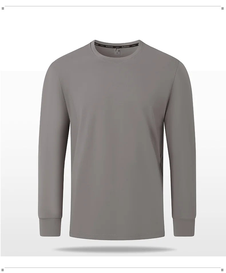 High Quality New Men's/Women's Outdoor Running Mountaineering Hiking Sports Leisure Breathable Loose Long Sleeve T-Shirt