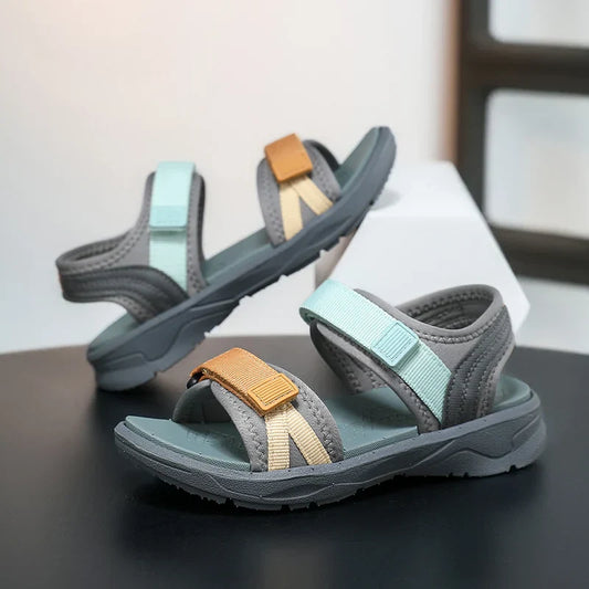 New Boys Sandals Kids Shoes Summer Lightweight Beach Water Shoes Breathable Soft Children Casual Sports Sneaker Sandals for Boy