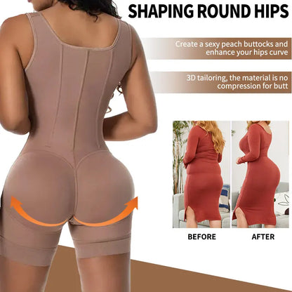 Women Tummy Control Body Sculpting Faja Girdles Post Lipo Surgical Reducing Shapers Postpartum Stage 2 BBL Shapewear
