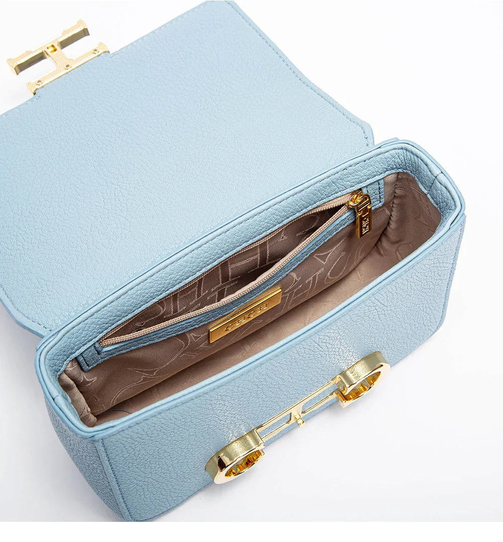 Solid Color Minimalist Fashionable Versatile Women's Crossbody Bag Classic Style Exquisite Elegant Women's Shoulder Bag