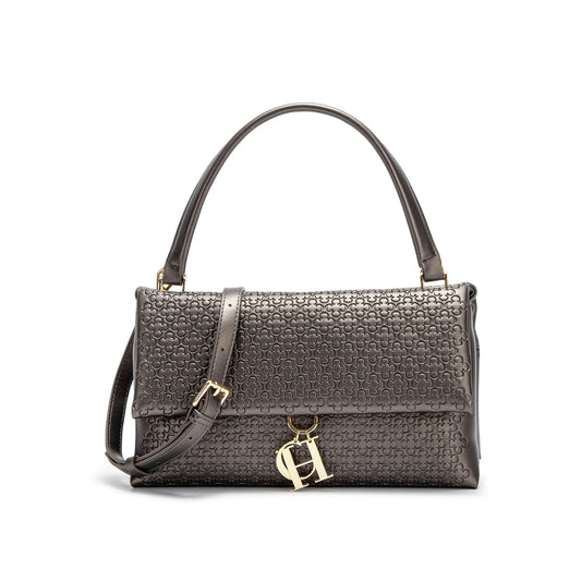 Unique Fashion Printed Women's Handbag Metal Accessories Solid Color Elegant Simplicity Women's Shoulder Bag