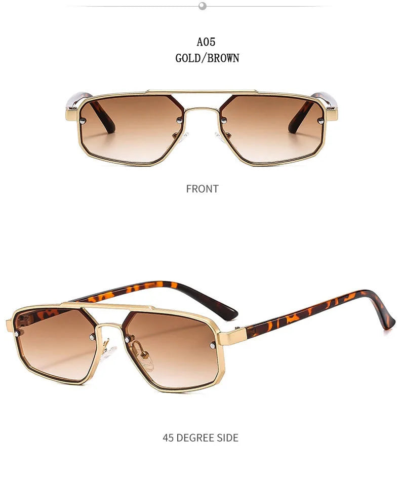 Fashion Punk Sunglasses Women Trendy Luxury Vacation Steampunk Sunglasses For Men Retro Glasses Gafas De Sol Hombre Zonnebril