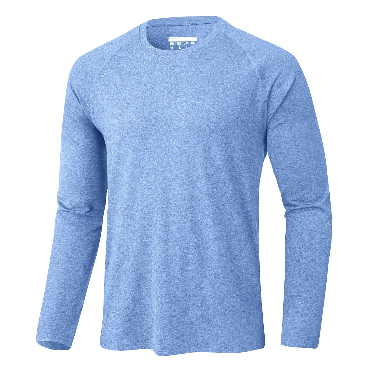 Men's UPF 50+ Shirts Summer Long Sleeve Lightweight T-Shirt Quick Dry Breathable Shirt Outdoor Sport Gym Running Tops