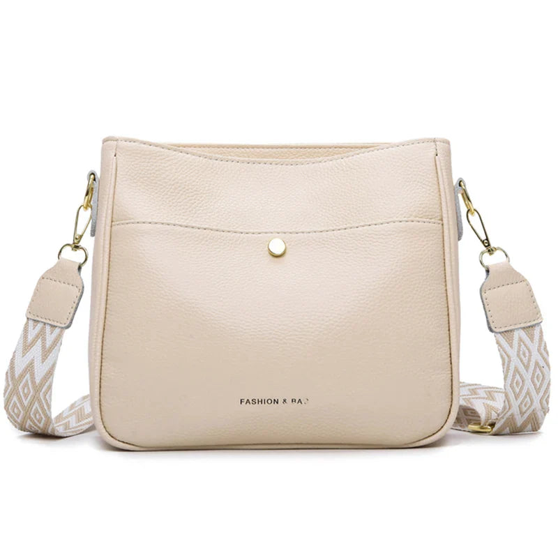 100% cowhide brand shoulder Bag Large capacity For luxury designer handbag women Handbags leather single shoulder straddle bag