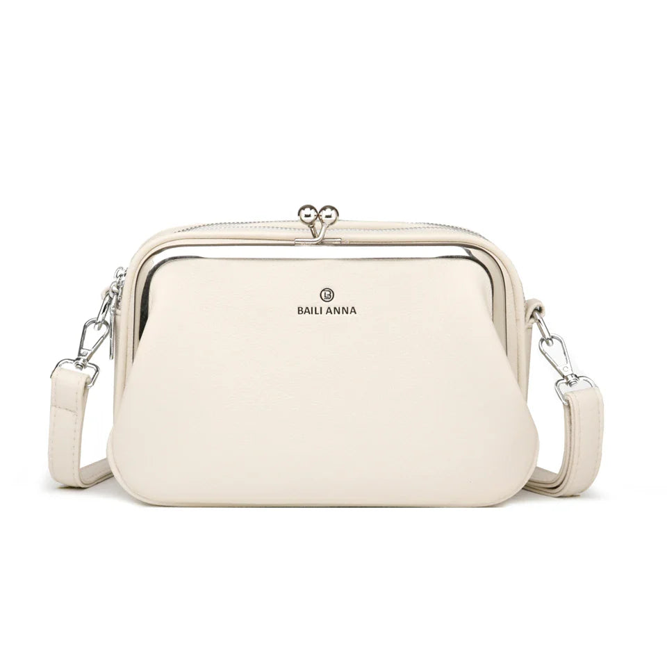 Elegant Shoulder Bag for Women Soft Leather Crossbody Bags Designer Multiple Pockets Messenger Bag Ladies Purses and Handbags