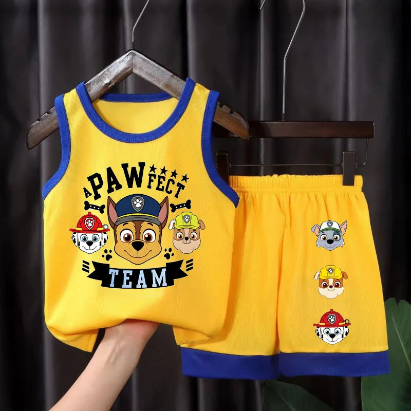 Boys Basketball Clothes Sets Summer Kids Casual Vest and Shorts Two Piece Suit Breathable Comfy Mesh Child Outfits
