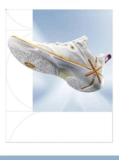 Men's WADE SHADOW 6V2 On Court Basketball Shoes BOOM Cushion Wearable Sport Shoes LiNing Stable Support Sneakers ABPV021