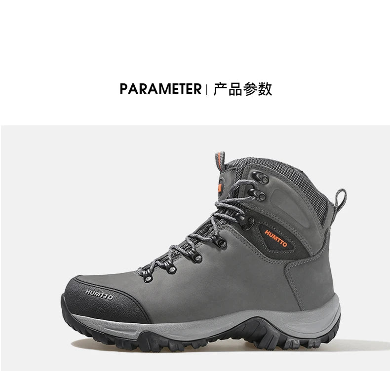 Hiking shoes Men's waterproof hunting Boots Tactical Desert Combat Ankle trekking Boots Male Women warm Leather Sneakers