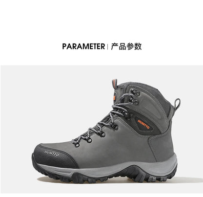 Hiking shoes Men's waterproof hunting Boots Tactical Desert Combat Ankle trekking Boots Male Women warm Leather Sneakers