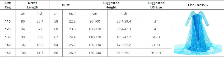 Halloween Elsa Dress Kids Cosplay Costumes Sequined Mesh Ball Gown Carnival Party Frozen Prom Gown Princess Dress for Girl