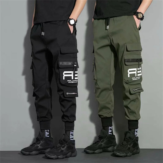 Fashion Multiple Models New Multi Pocket Drawstring Pants Men's Casual Cargo Pants Summer Outdoor Hip Hop Sweatpants Men Women