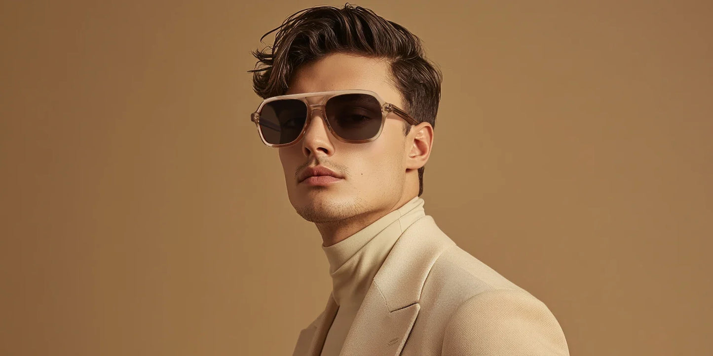 New Arrivals Aviator Polarized Sunglasses Handmade Acetate UV400 Protection Square Pilot Sun Glasses for Women Men