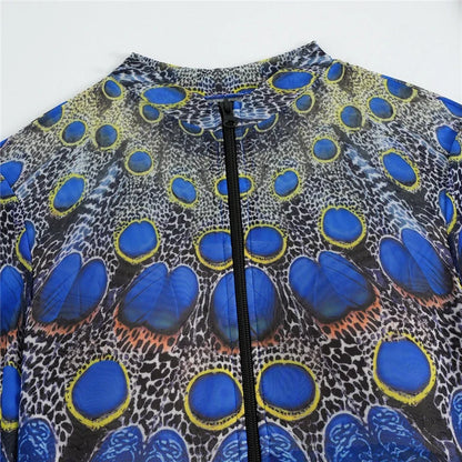 One Piece Sun Protection Swimwear 2026 Women Long Sleeved Print Swimsuit Female Sports Bathers Swimming Bodysuit Beach купальник
