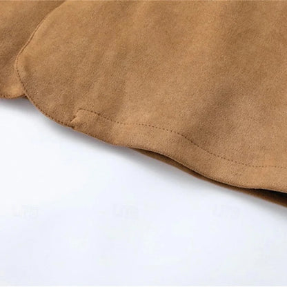 Autumn Winter Men'S Casual Blazer Jacket Stand Collar Long Sleeve Solid Color Single Breasted Button Fashion Jackets