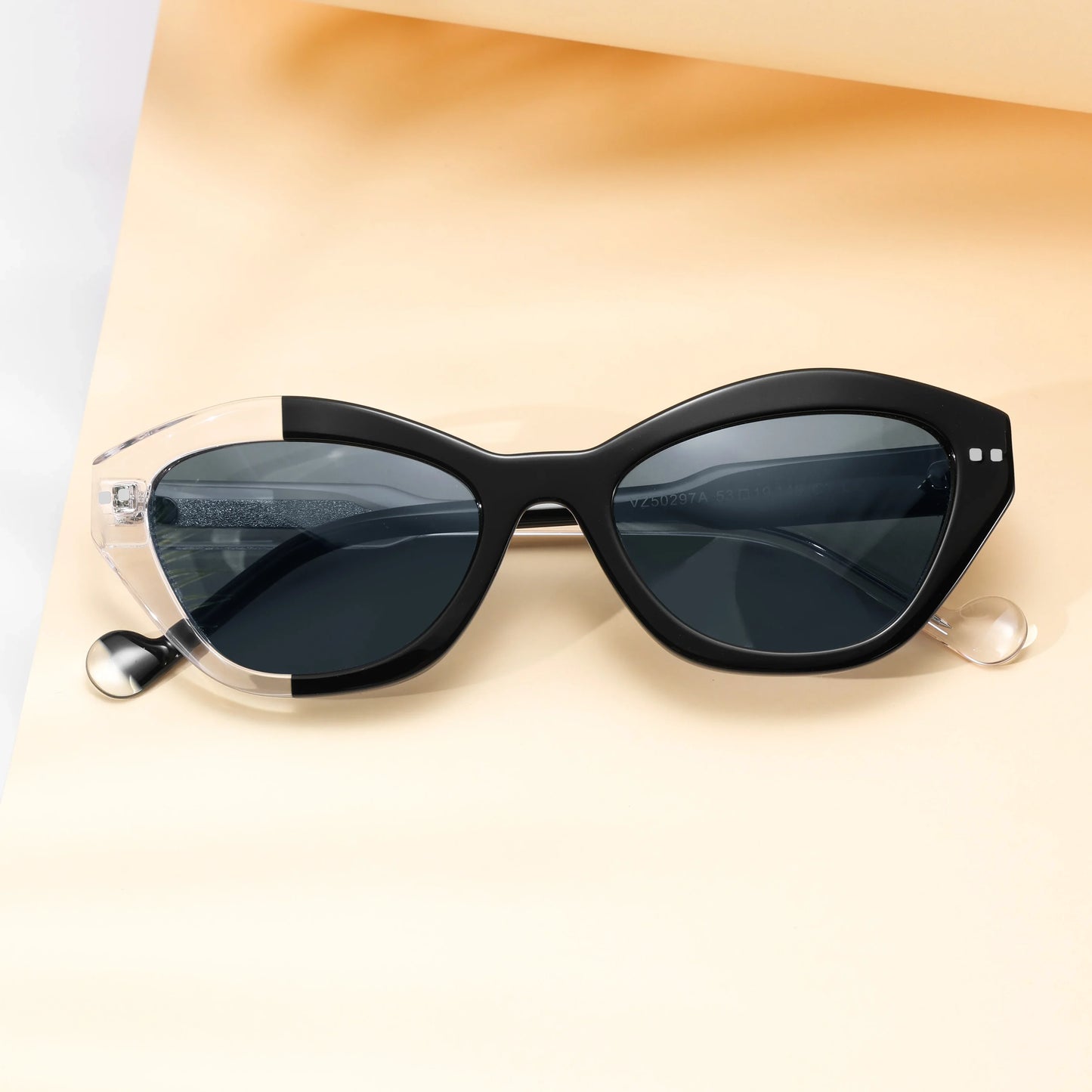Beach Sunglasses Retro Asymmetric Square Frame UV400 for Men Women Polarized Summer Fashion Lightweight Travel