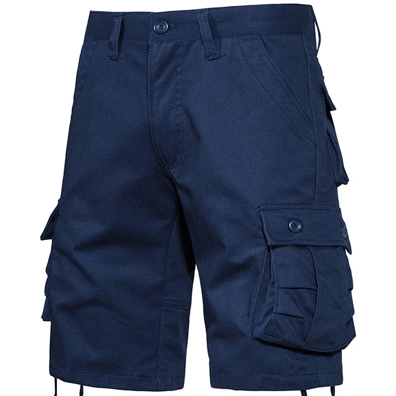 Mens Camo Shorts Men Camouflage Overalls Loose Casual Outdoor Sports Half Pants Side Pocket Cotton Comfortable Shorts