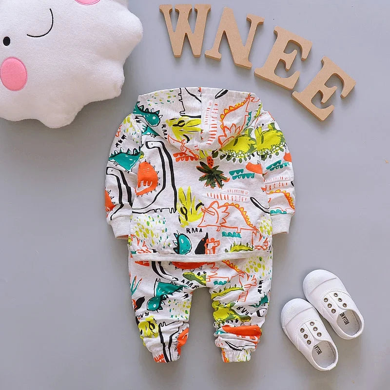 New Spring Autumn Baby Boys Clothes Children Girls Sport Jacket T-Shirt Pants 3Pcs/Sets Toddler Fashion Costume Kids Tracksuits