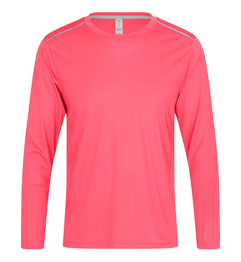 High Quality Spandex Men Women Kids Running Long Sleeve T-Shirt Quick Dry Gym Fitness Shirt Training Exercise Clothes Sports Top