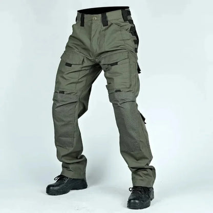 Men Tactical Pants Quick Dry Milit Multi-Pocket Cargo Pants Casual Trousers Wear-Resistant Workwear Traning Hunting Pants Loose