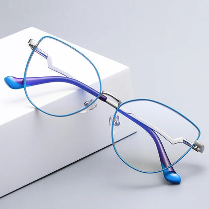 New Myopia Prescription Glasses Hyperopia Reading Glasses Anti Blue Light Computer Glasses Optical Eyeglasses Frame Women