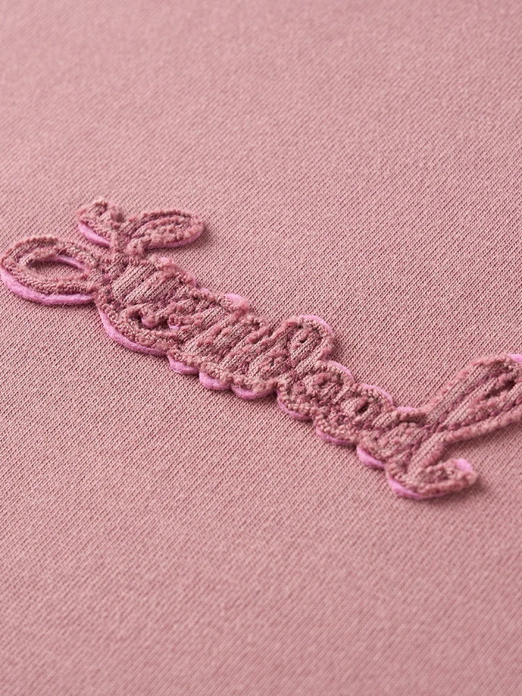 2026 Summer New 260gsm 100% Cotton Fabric Snow Washed Vintage T-shirts Men Letter Embroidery Plus Size Tops