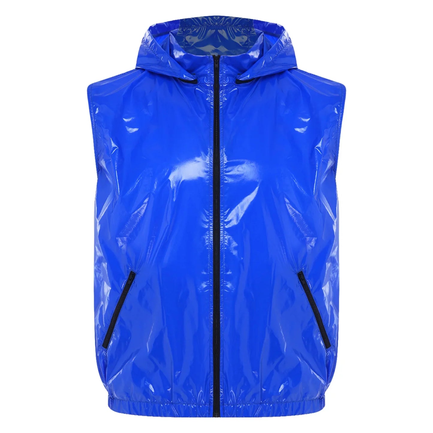 Mens Waterproof Hooded Jacket Tops Breathable Raincoat Waterproof Windproof Outdoor Biking Fishing Jacket Hood Outerwear