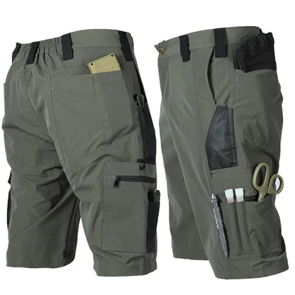 Tactical Camouflage Shorts Outdoor Work Pants Men's Multi-pocket Casual Cargo Short Pants Quick Dry Wear-resisting Shorts Male