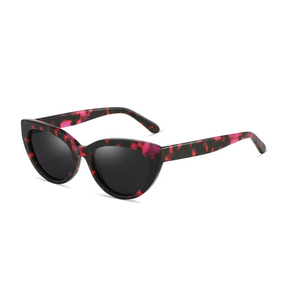 Fashion Cateye Prescription Sunglasses Women Handmade Acetate Myopia/Progressive Sun Glasses Polarized Optical Shade