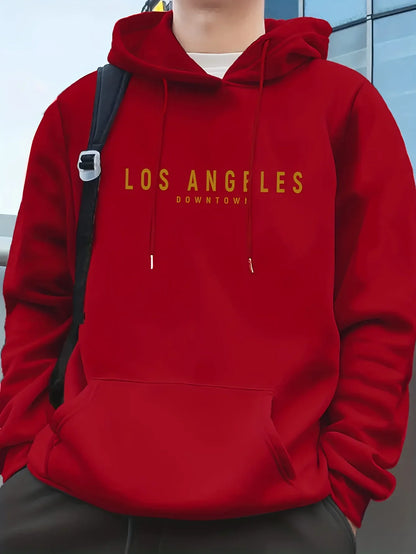 New hot pressed couple's fashionable casual hoodie, pullover round neck hoodie with drawstring