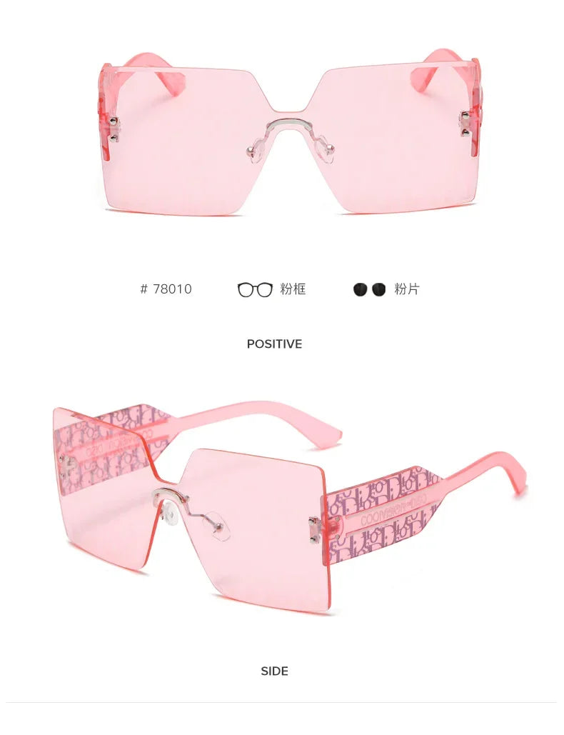 Ins 2025 Luxury Designer UV400 Sunglasses Women Men New Trendy Square Sun Glasses Ladies Vintage Small Cool Gafas De Sol