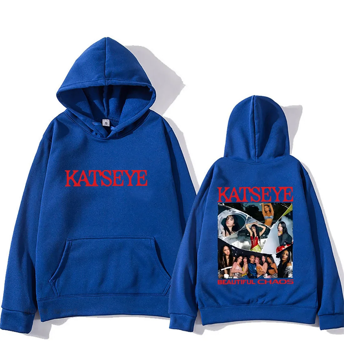 KATSEYE The Beautiful Chaos fashion Hoodie Men Women's new Autumn Winter streetwear vintage clothes Fleece Long sleeve pullovers