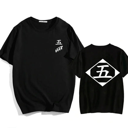 Hot Sale Anime Cotton T-Shirt Bleach Cosplay Shirt Zaraki Kenpachi Men Women O-Neck Short Sleeve Tee Fashion Tshirt For Fans