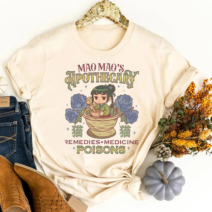 Apothecary Diaries tshirt female korean fashion japanese cheap aesthetic vintage t shirt goth 2000s baddie meme scene