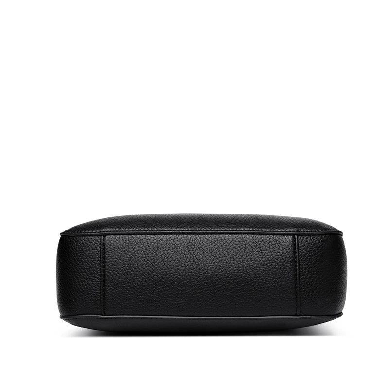 New Luxury Designer Handbag Solid Color PU leather Women Shoulder Bag Casual Crossbody Bags for Women New Zipper Messenger Bag