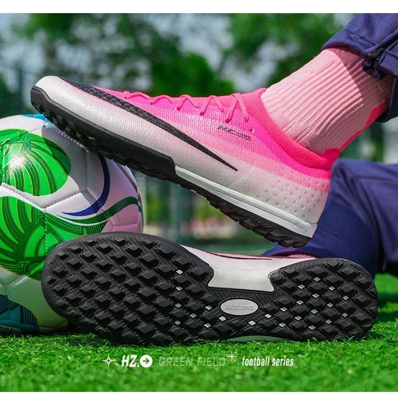 New Men Soccer Shoes Hot Sale Women Professional Football Boots Futsal Cleats Ultralight Unisex High-quality TF/FG Sneakers
