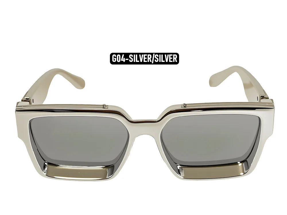 Brand Design Square Sunglass Men Vintage Retro Millionaire Sunglasses Women Thick Frame Fashion Glasses Dropshipping Gafas De So