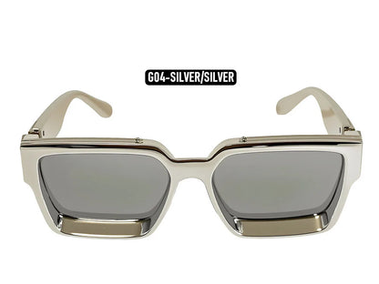 Brand Design Square Sunglass Men Vintage Retro Millionaire Sunglasses Women Thick Frame Fashion Glasses Dropshipping Gafas De So