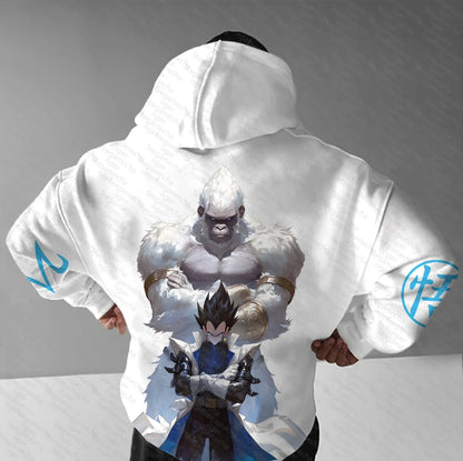 Dragon Ball Hoodie - Premium Cotton, Breathable & Elastic | Stylish Pullover Hoodie | Perfect Hoody for Anime & Casual Outings!