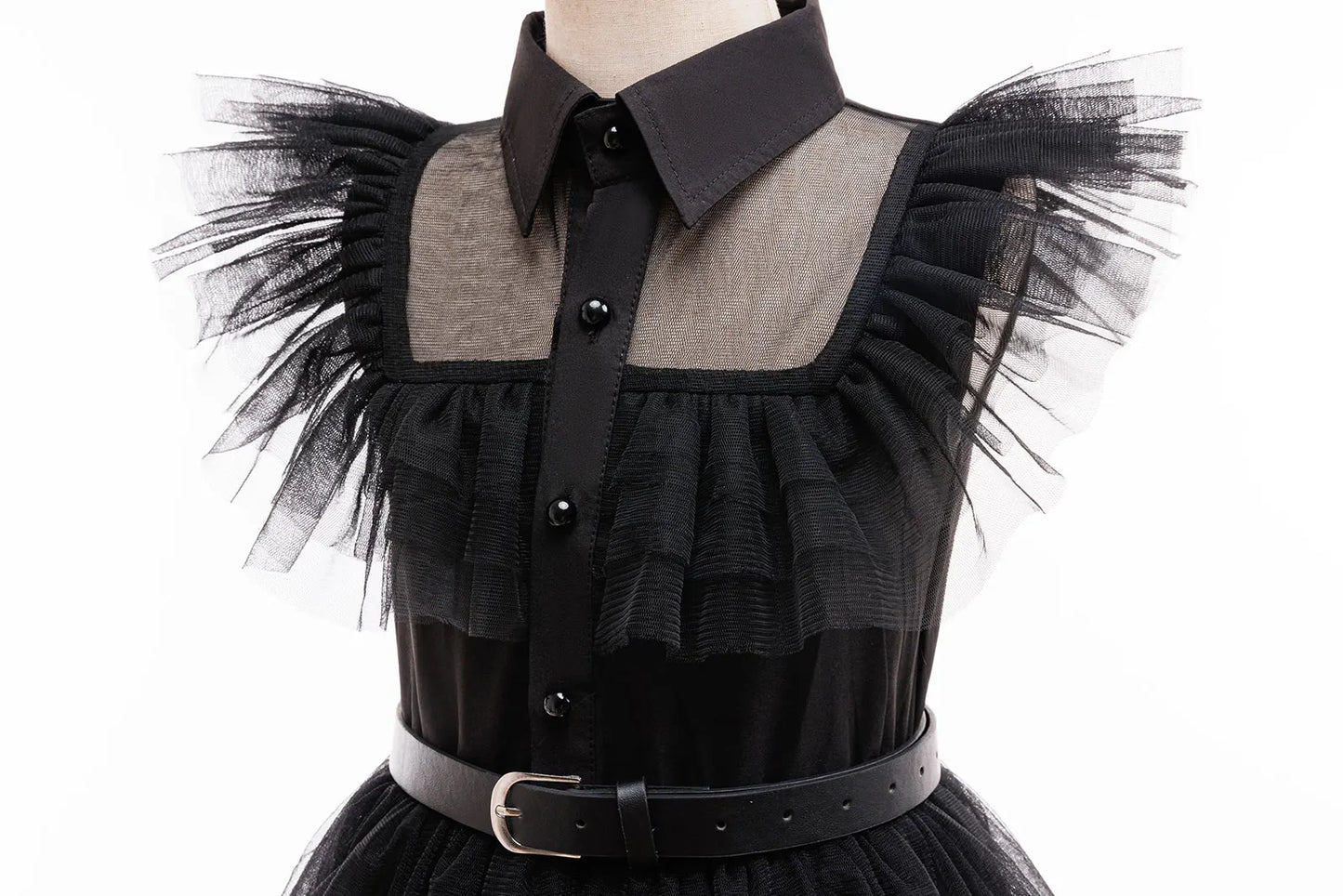 Family Costume with Belt Halloween Role Play Gothic Cosplay Apparel The Day Begin with W Birthday Party Ball Gown Dresses