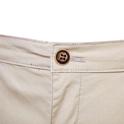 2026 New Summer 100% Cotton Solid Shorts Men High Quality Casual Business Social Elastic Waist Men Shorts 10 Colors Beach Shorts