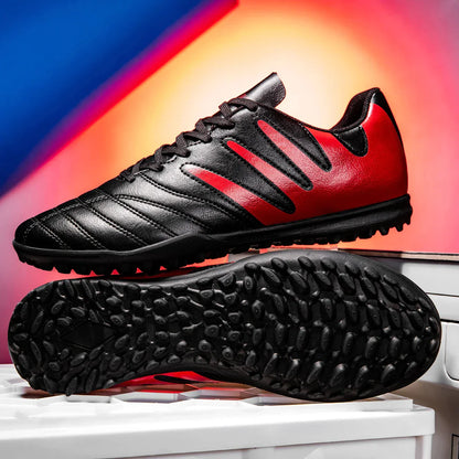 Men's lightweight and breathable high top football shoes TF nail all season outdoor football shoes sports shoes