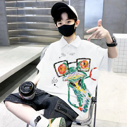 Teen Boys Clothing Sets Summer Big Size New Casual Outfits Kids Tracksuit For Boys Sport Suit Children Clothes 8 9 10 12 14 Year