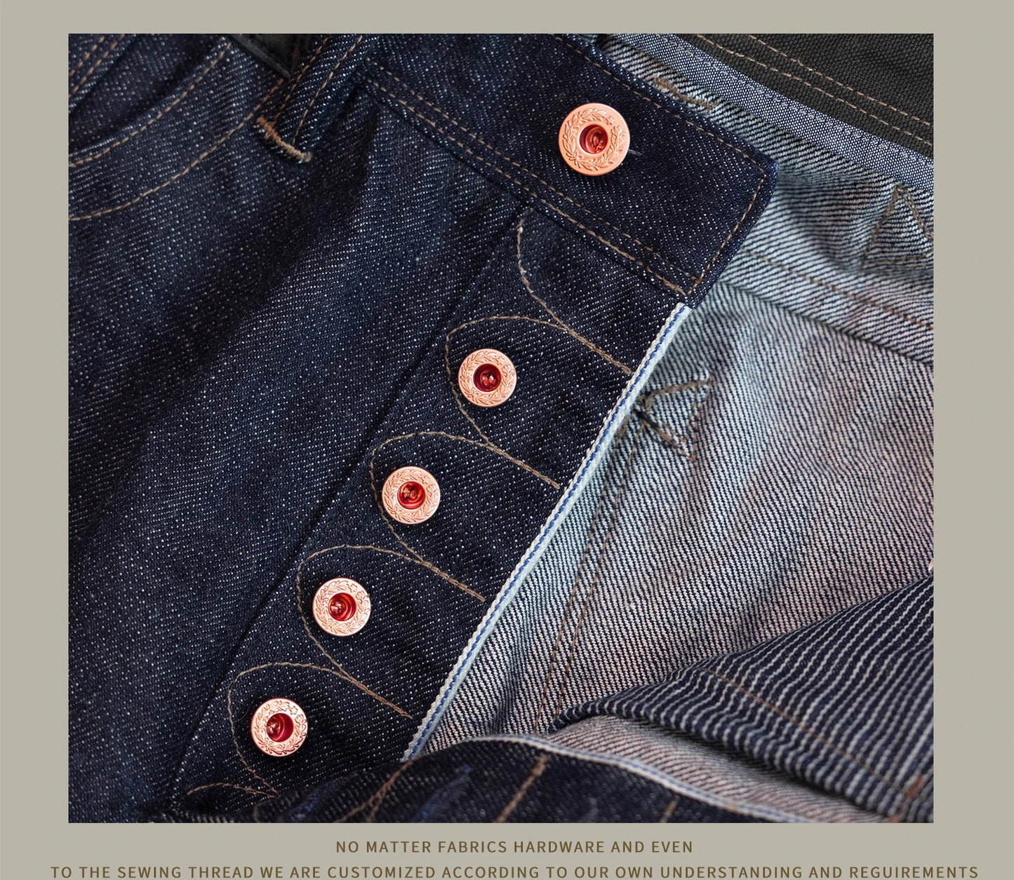 Red Tornado NOIR 18oz Indigo Selvedge Denim Jeans One-wash with Cinch-Back and Arcuate Stitching