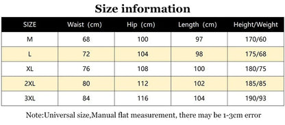 Men's Casual Pants Multi-pocket Cargo Trousers Striped Reflect Sweatpants Breathable Lightweight Jogging Trousers Gym Trackpant