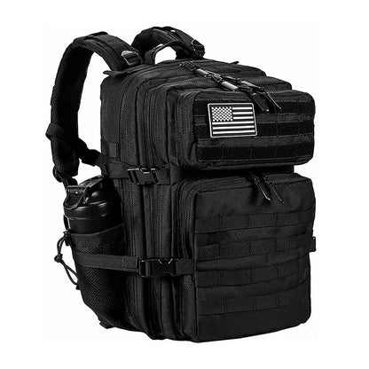 45L/35L/25L Tactical Backpack for Men and Women Waterproof Athlete Gym Outdoor Bag Travel Hiking Rucksack with Bottle Holder