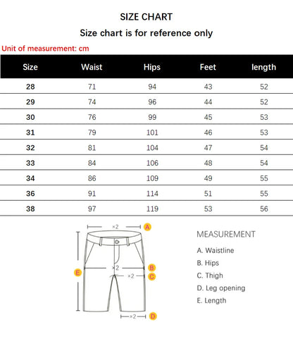 Summer Thin Bermuda Jeans Men's High Street Straight Shorts Fashion Casual Blue Classic Style Male Clothes Short Pants